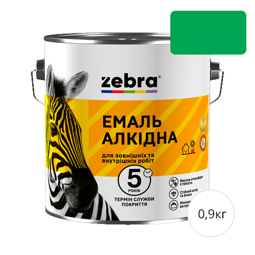 Zebra 0,9 Салатовая