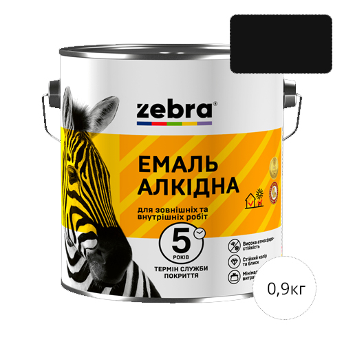 Zebra 0,9 Черная