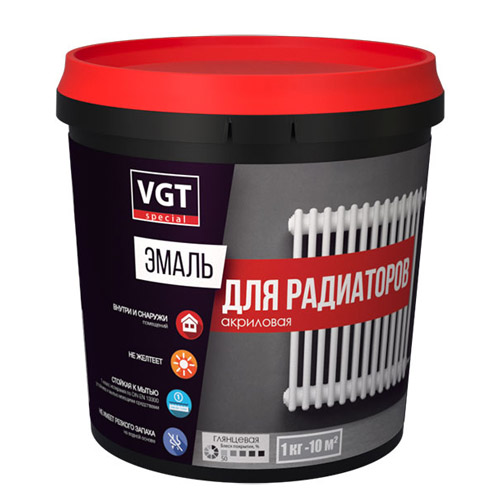 Эмаль VGT для радиаторов 1кг