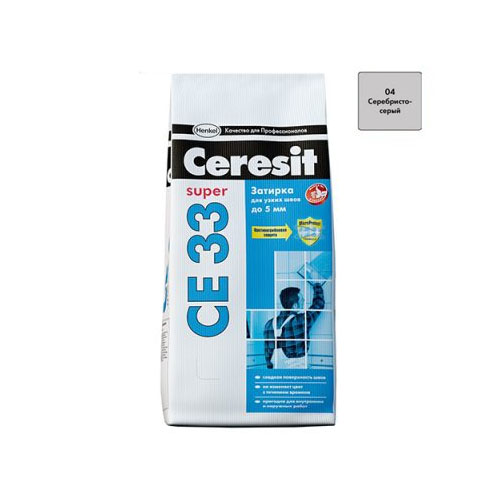 Ceresit CE 33 серебристо-серый
