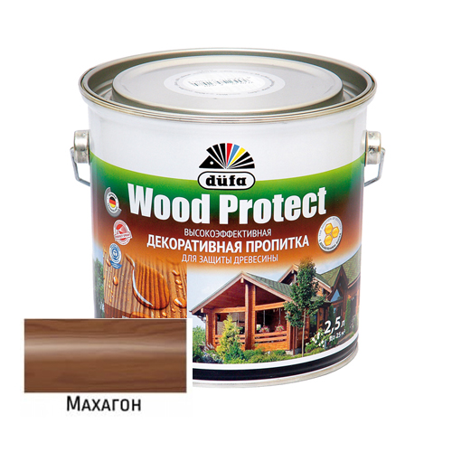 Пропитка Dufa Wood Protect Махагон