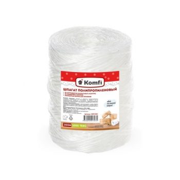Шпагат полипропиленовый цилиндр белый Komfi
